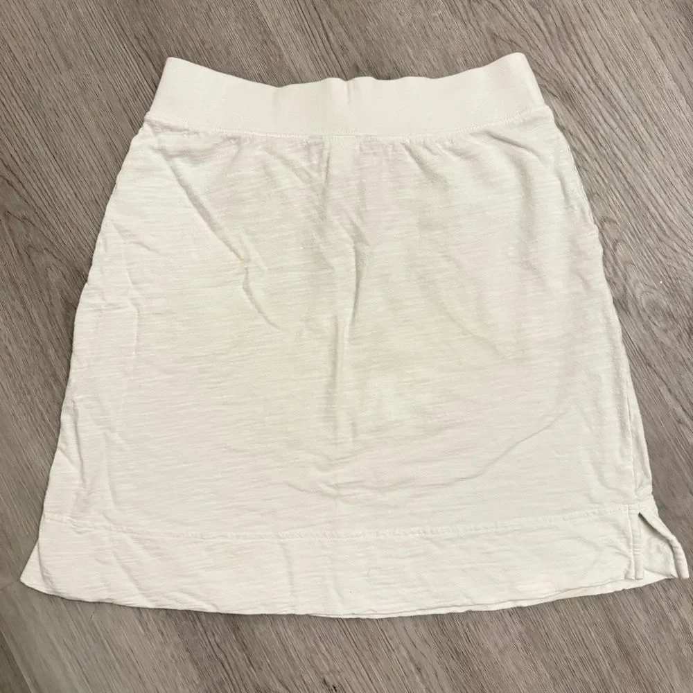 Lands' End White Skirt with Drawstring Waist Size 2-4 - Picture 4 of 7
